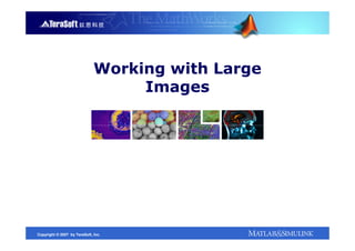 Working with Large
                                   Images




Copyright © 2007 by TeraSoft, Inc.
 