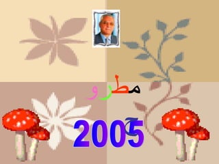 2005 م ط ر و ح 