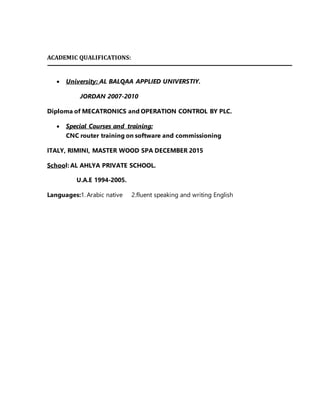 Alaa CV | DOCX