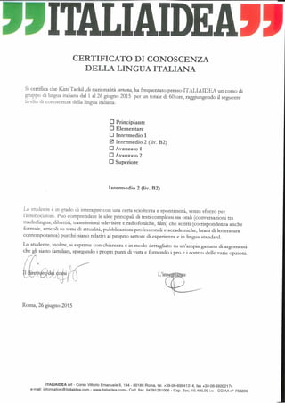 Italiaidea Transcript