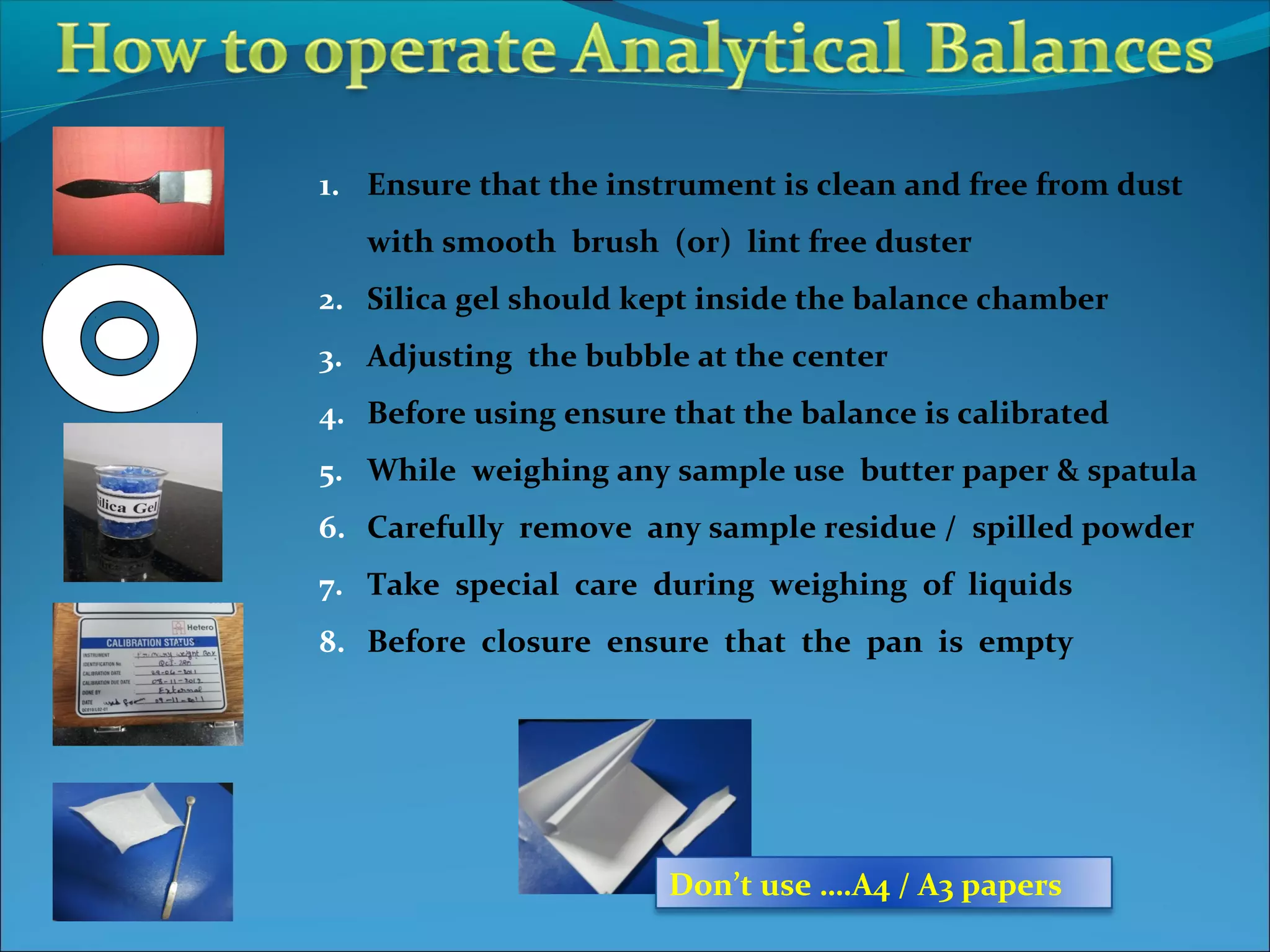 Analytical balance Presentation | PPT