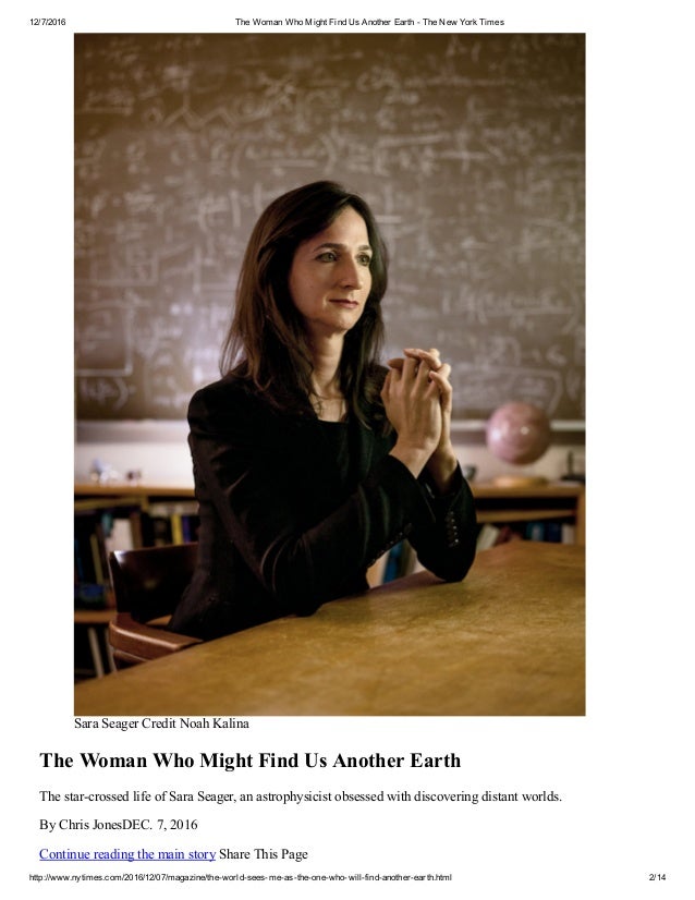 pic Sara Seager Husband Charles Darrow slideshare