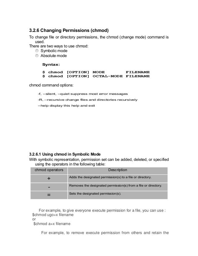4 Users And File Permission And Directory Commands