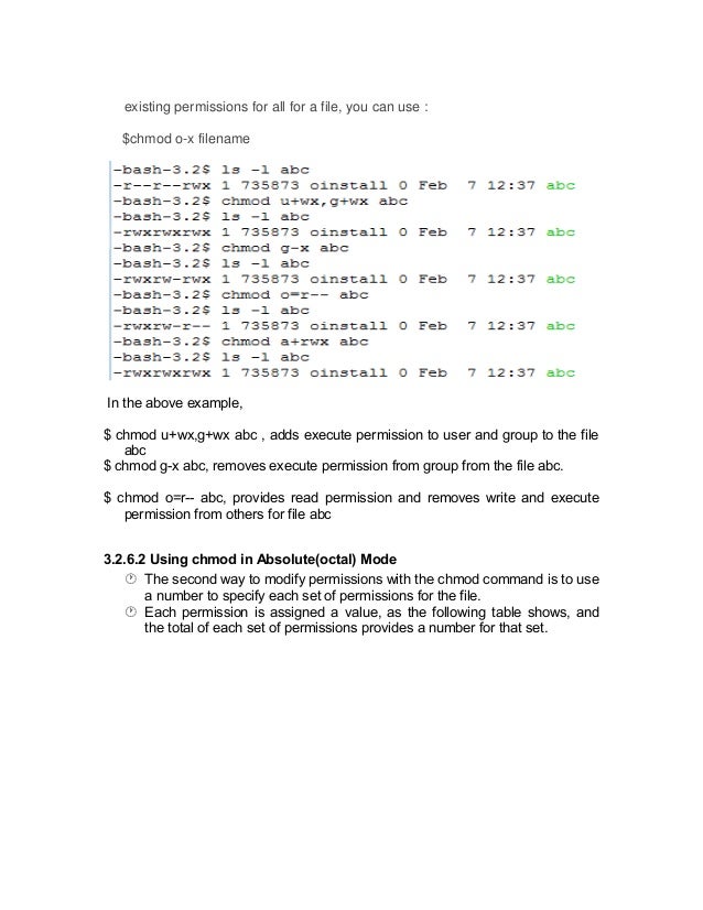 4 Users And File Permission And Directory Commands