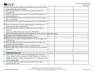 Third party datasecurity assurance questionnaire | PDF