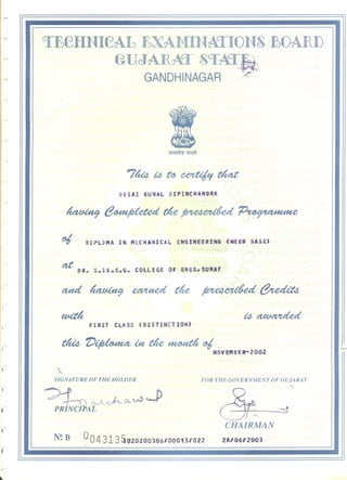 KRUNAL-EDUCATION AND EXPERIANCE CERTIFICATES