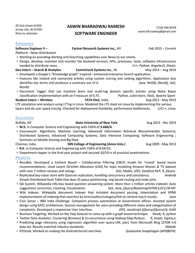 Aswin_Ramesh_Resume | PDF