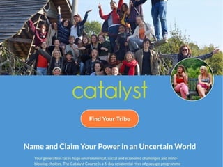 Catalyst landing page July 2016