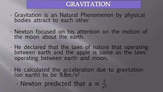 Gravitational force and frictional force | PPTX