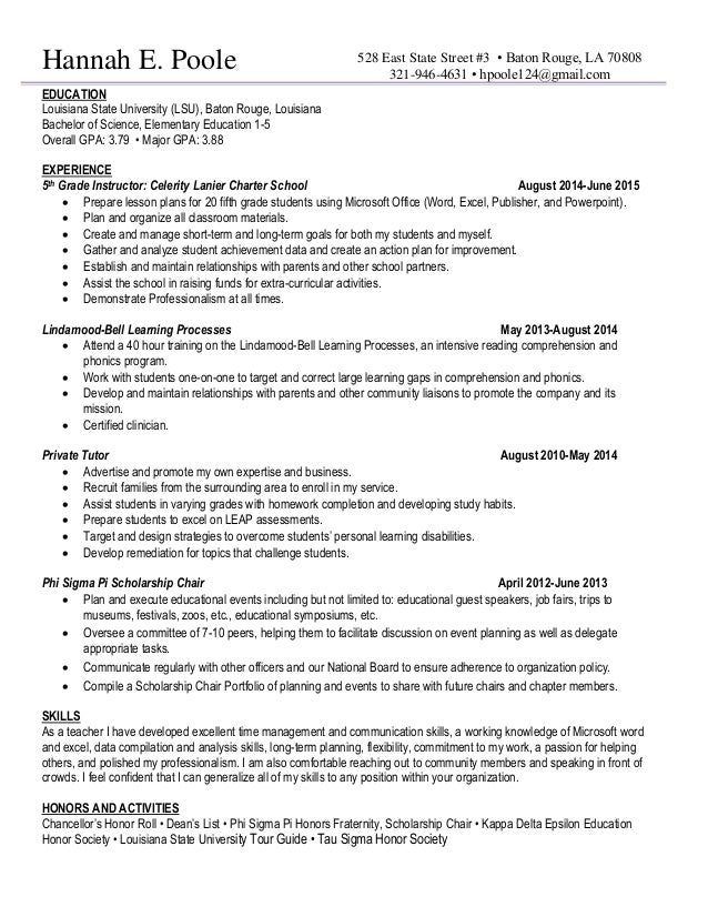 non profit resumes