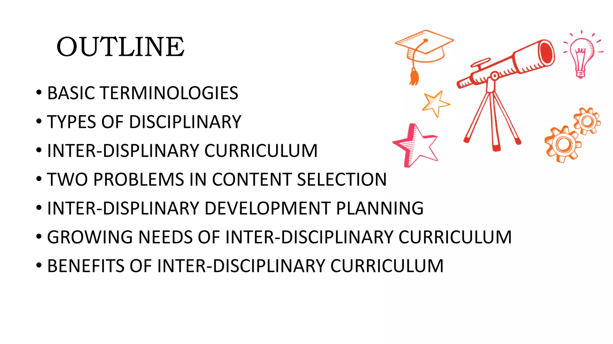 interdisciplinarycurriculum | PPTX