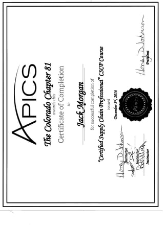 APICS Certificed Supply Chain Professional | PDF