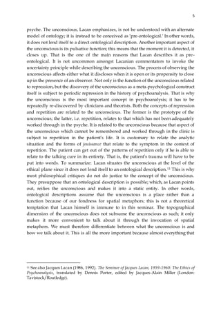 Review of The Four Fundamental Concepts of Psychoanalysis | DOCX