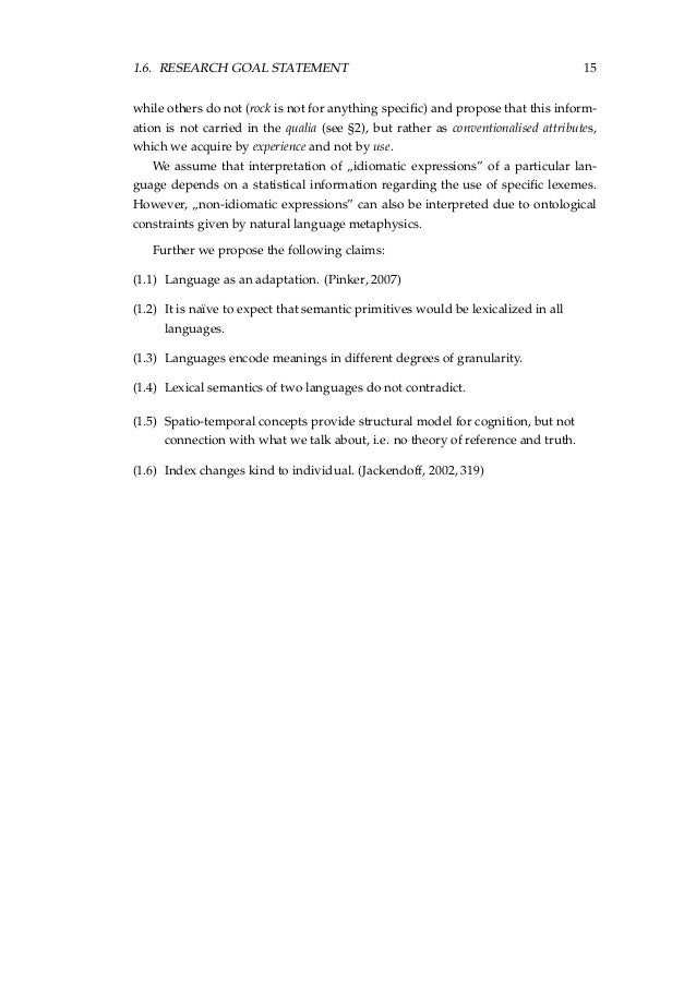 Area of specialization statement picture