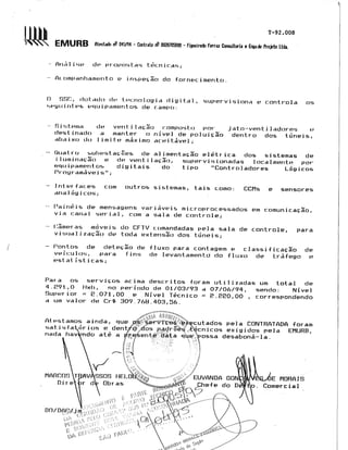 Certidão de Acervo Técnico EMURB-SP