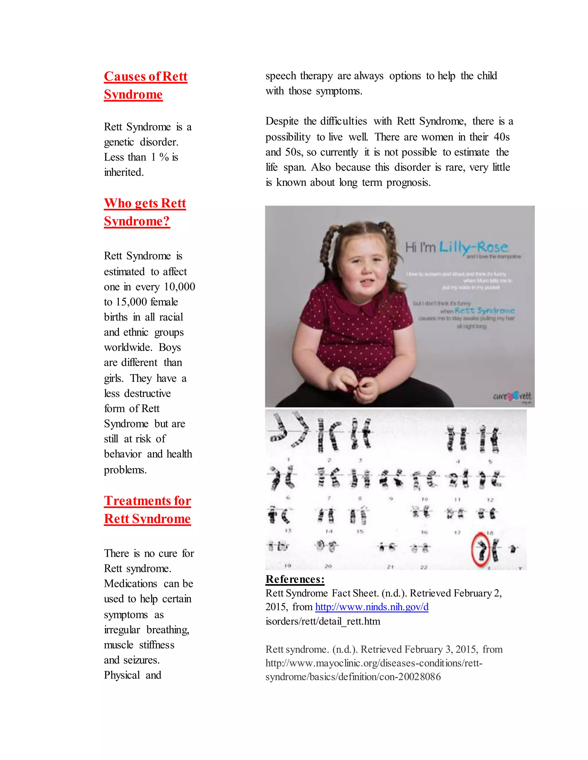RETT SYNDROME | DOCX