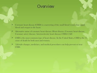 (Prevention And Control Of Coronary Heart Diseases | PPT