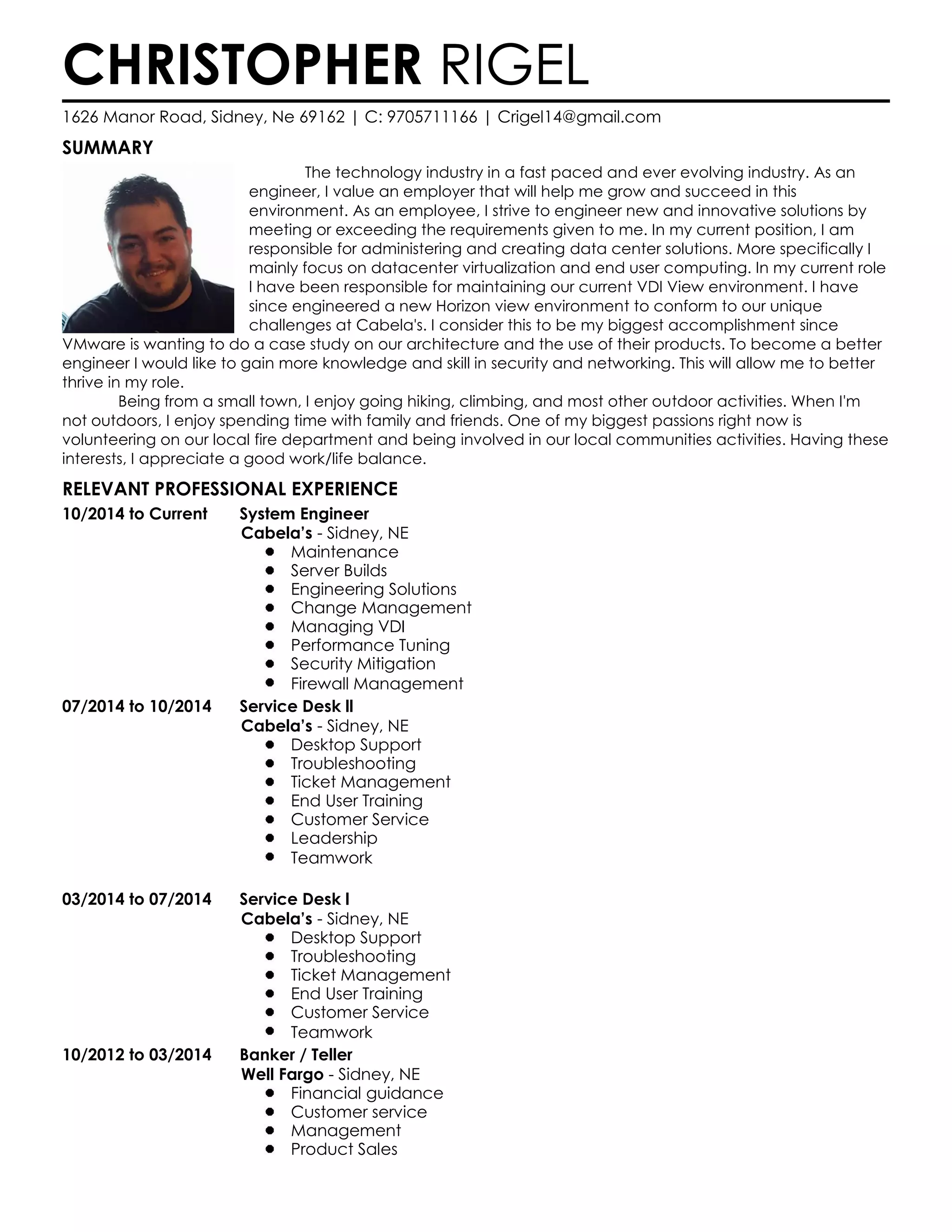 CHRISTOPHER RIGEL | PDF | Operating Systems | Computer Software and ...