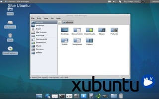 Xfce Ubuntu:
 