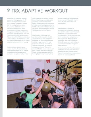 adaptive workout routines