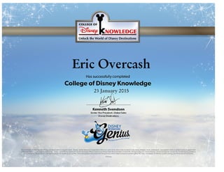 Disney College of Knowlege 2015