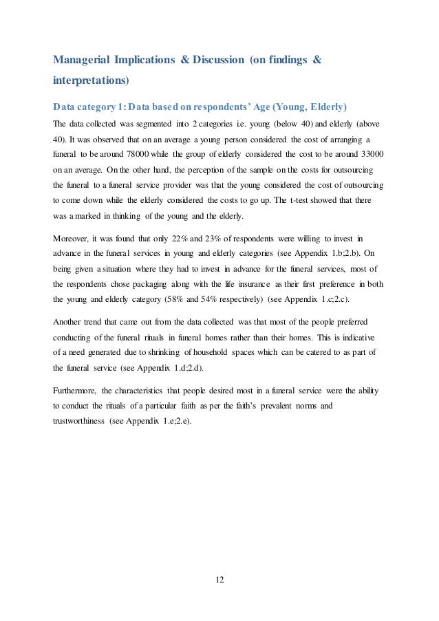Thesis About Funeral Service Buy college essays the best place