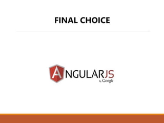 FINAL CHOICE
 