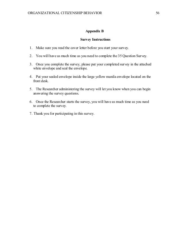 Master thesis organizational behavior