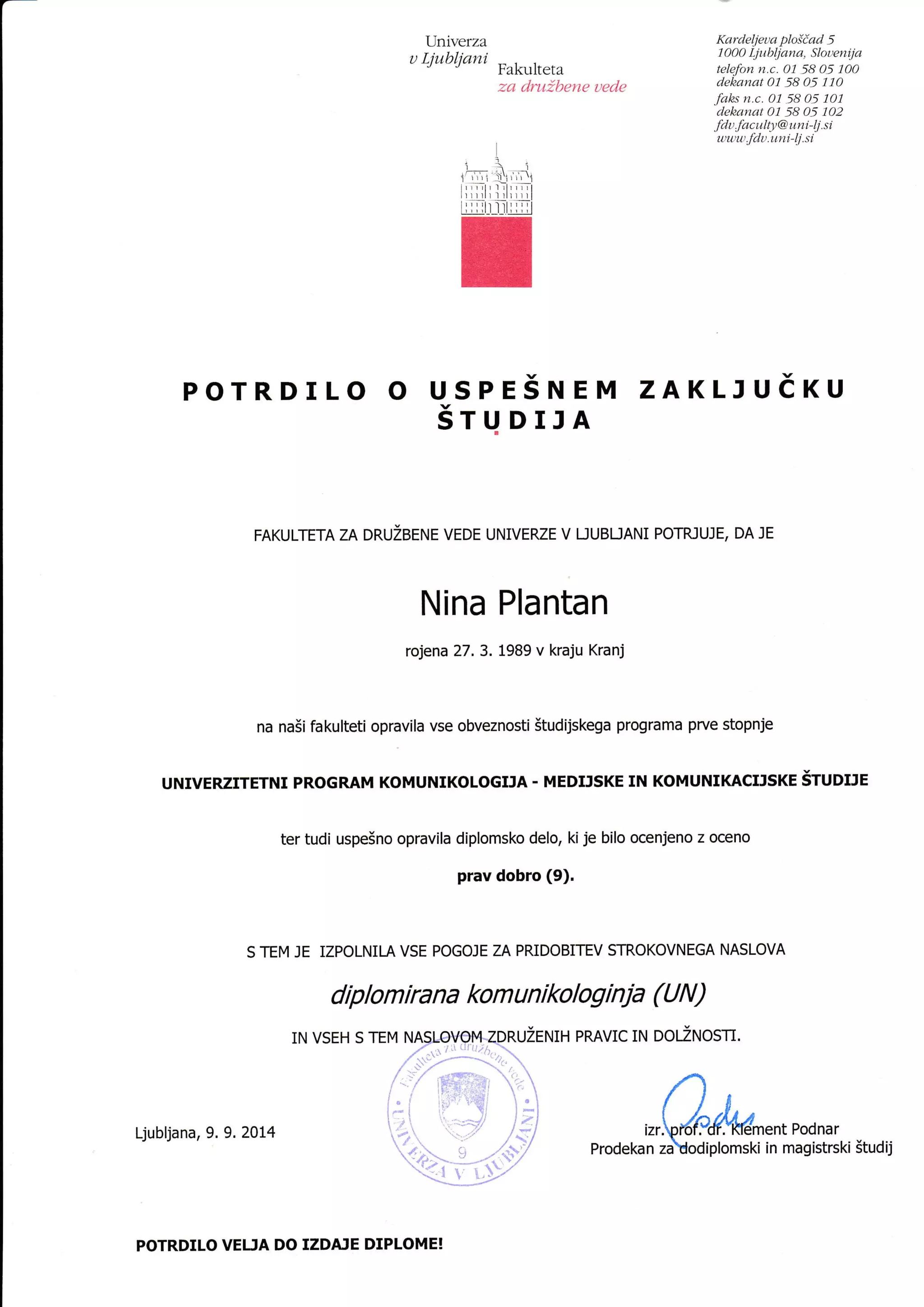 Bachelor Degree certificate | PDF