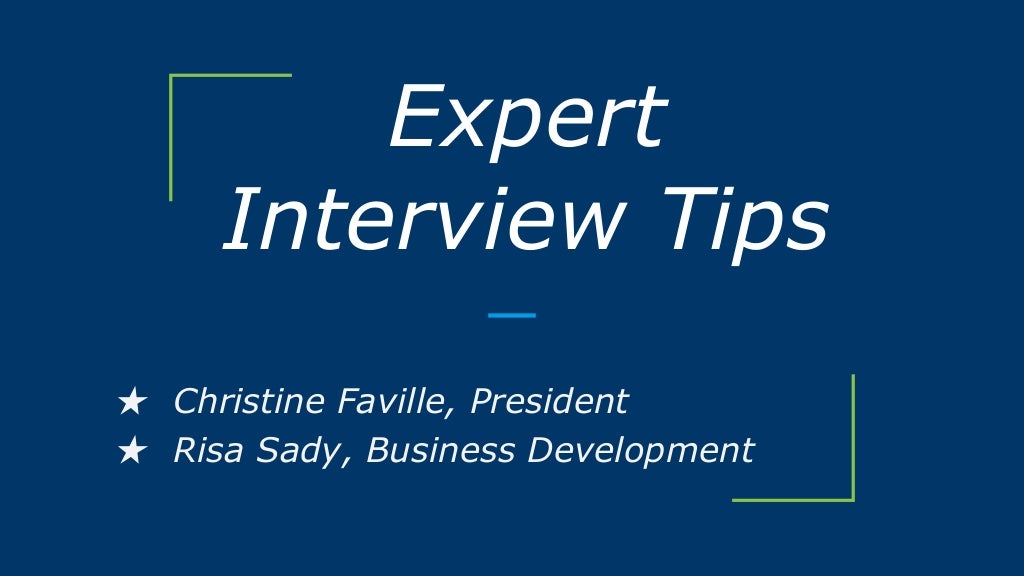 Interview Tips PowerPoint (1)