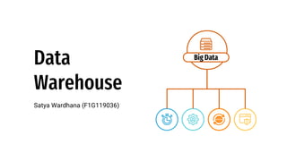Data
Warehouse
Satya Wardhana (F1G119036)
Big Data
 