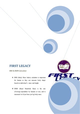 Report for BMI and BMR | PDF