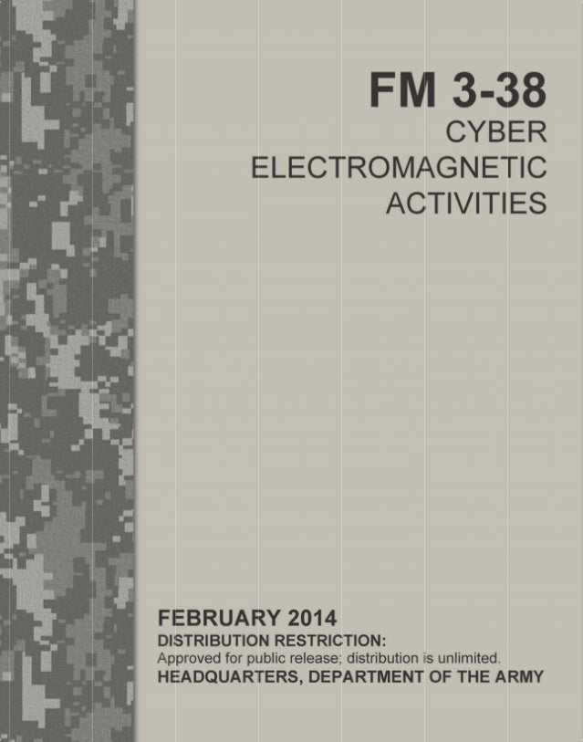 us army cyber warfare field manual fm 3 38 cems da form 638 army pubs