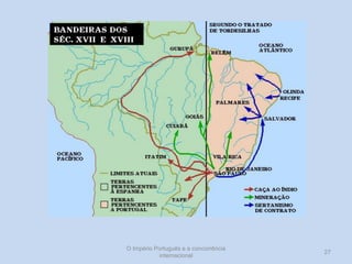 O Império Português e a concorrência
internacional

27

 