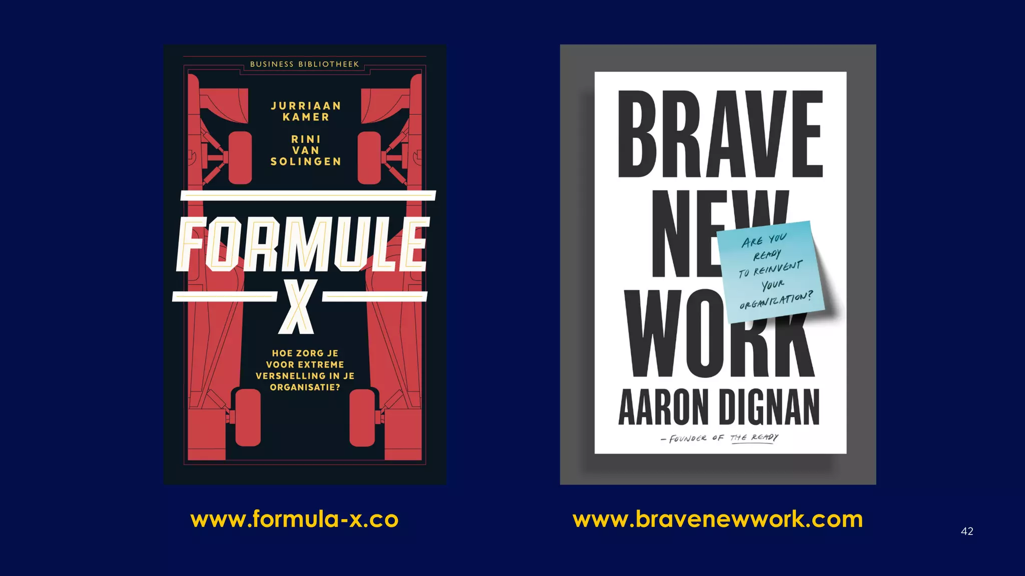 42
www.formula-x.co www.bravenewwork.com
 