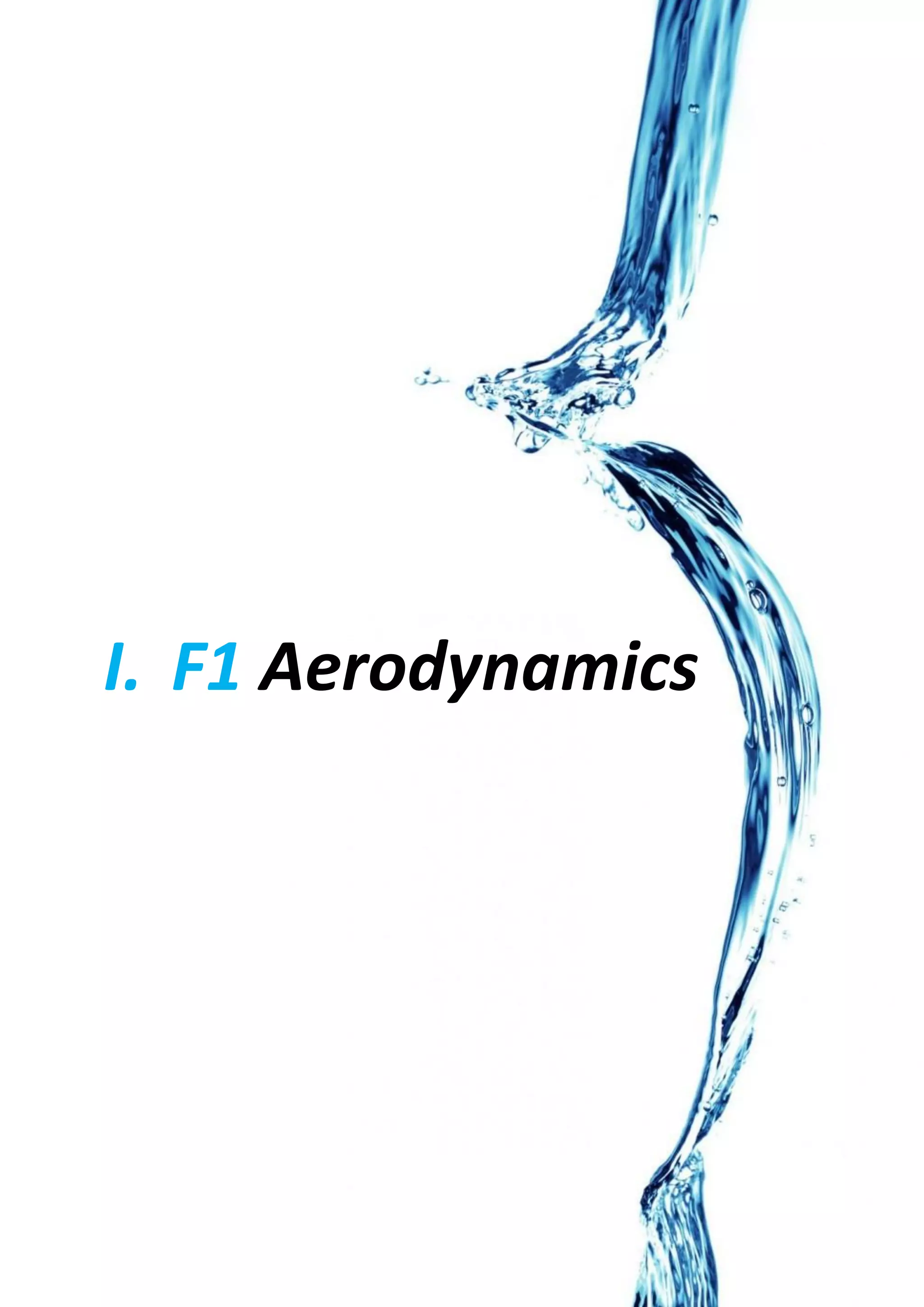 I. F1 Aerodynamics  