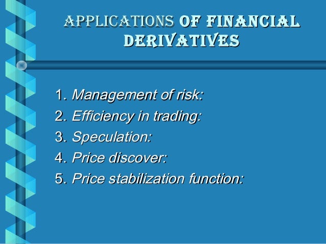 Futures and options in share trading
