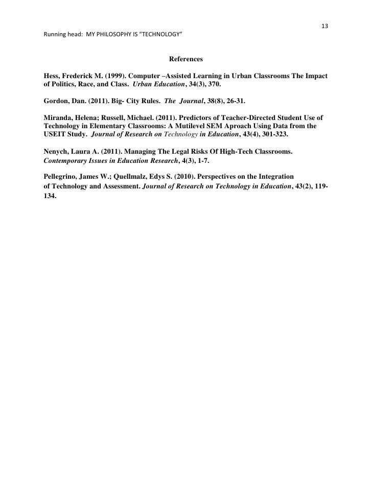 Integrating technology in the classroom essay