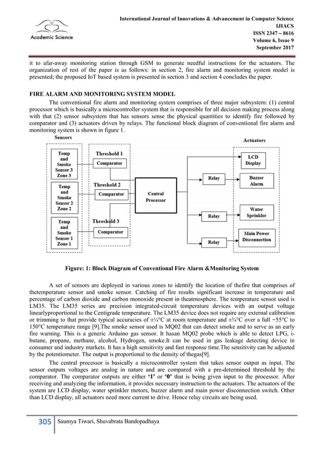 IoT Based Fire Alarm and Monitoring System | PDF | Home & Garden