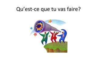 Qu’est-ce que tu vas faire? 