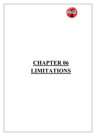 CHAPTER 06
LIMITATIONS
 