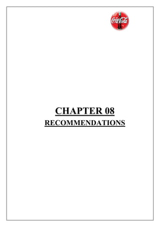 CHAPTER 08
RECOMMENDATIONS
 