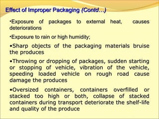 Packaging Problem Packaging and Transportation Problems and Opportunities | PDF