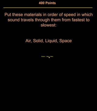 Sound Jeopardy | PDF