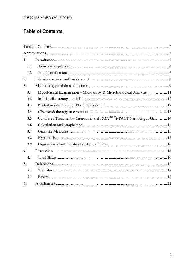Dissertation bsc
