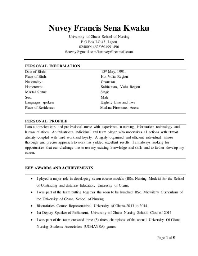 curriculum vitae