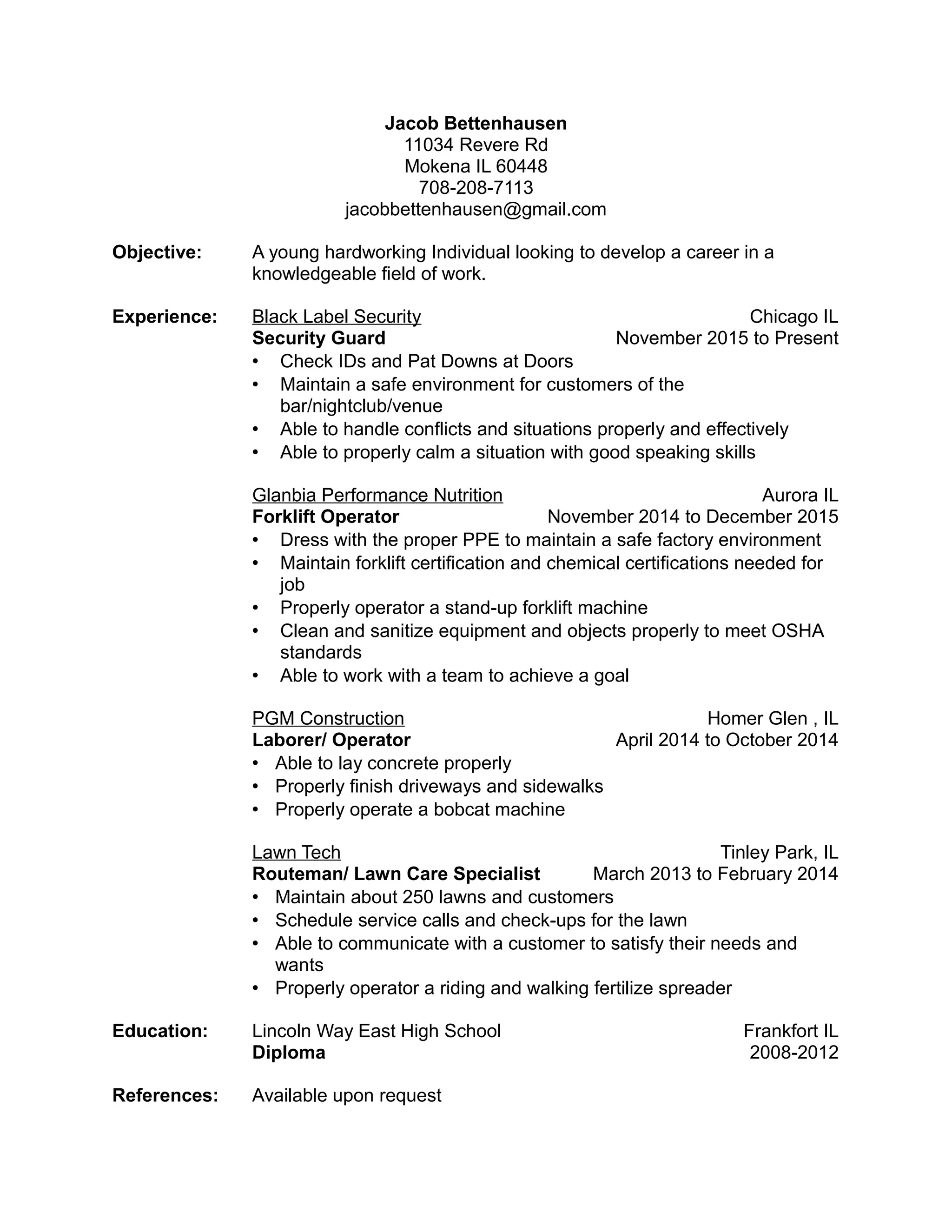 Jake Resume 1 PDF - Jake Resume 1 1 2048 