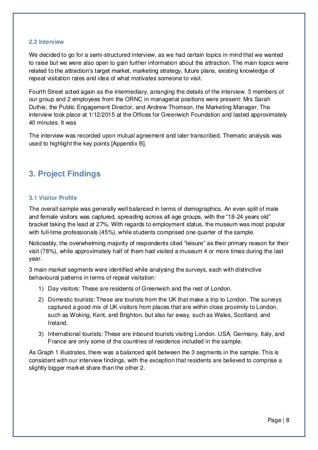Repeat Visitation to Visitor Attractions - Report for Fourth Street