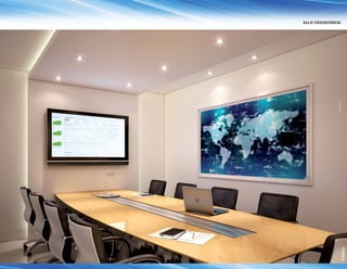 Sala de videoconferências
Perspectivailustrativa.
 