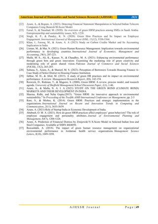 A Review on Impact of Green Human Resource Management (GHRM) on ...